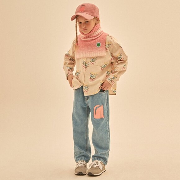 Kids JellyMallow Glasses Print Shirt Blouse 100% cotton Size 6-7 NWT - Picture 4 of 14